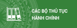 Thủ tục hành chính